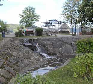 Wasserspielplatz bei der Edertalsper