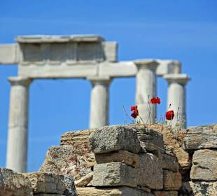 Ruiny na wyspie Delos