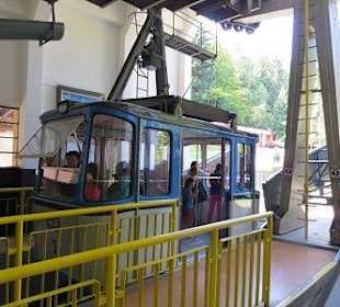 Kabine vor der Fahrt