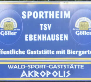 Abendessen in der Wald-Sport-Gaststätte Akropolis