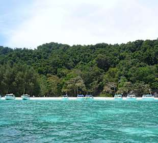 Blick auf die Anlegestelle