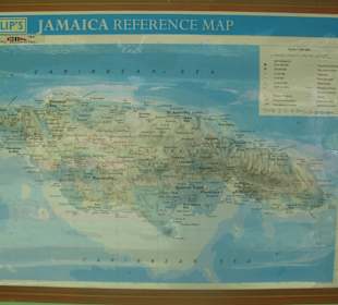 Karte Jamaica