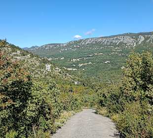 Straße hinauf nach Sv.Juraj