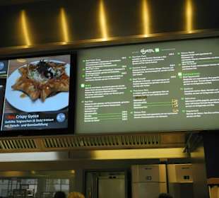 Anzeigetafel für Angebote