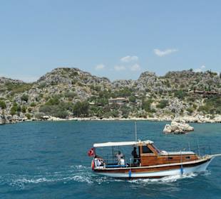 Rejs na wyspę Kekova