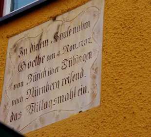 Goethe ging da Essen