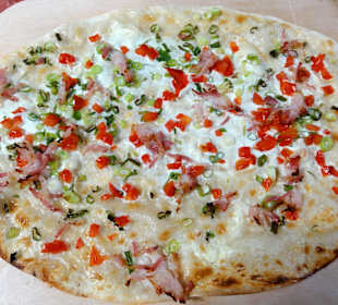 Elsässer Flammkuchen im Café Aegidius