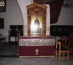 Heiliger Schrein mit Ikone