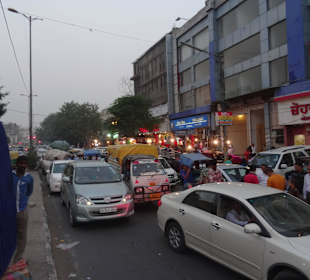 Auf dem Markt unterwegs