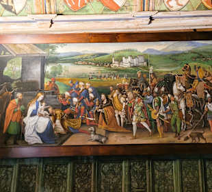 Wandbild im Rittersaal