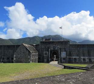 Hauptgebäude Brimstone Hill Festung