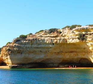Küste Algarve vom Schnellboot aus
