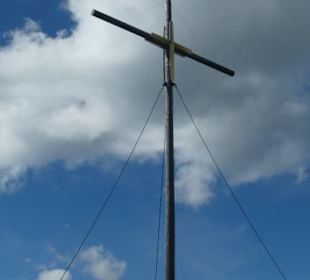 Am Gipfel / Gipfelkreuz vom Kreuzberg
