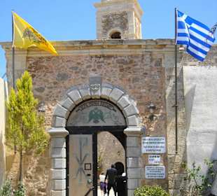 Eingang Kloster Moni Toplou