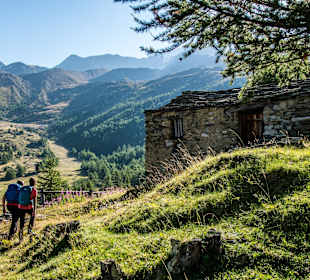 Wandern Saas Grund