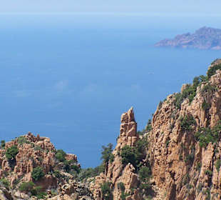 Ausblick in der Calanche 