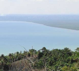 Blick auf Bucht von Samana