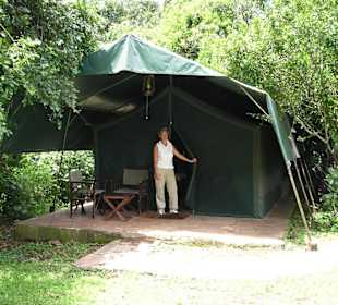 Das Zelt Kichwa Tembo