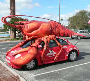 Werbung für all-you-can-eat Restaurant