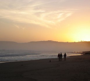 Sonnenuntergang am Strand
