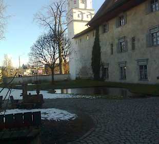 Der kleine Stadtpark vor den Toren der Stadt 