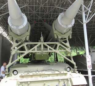 Im Freigelände des Militärmuseums Lesany