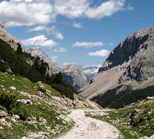 In der Nähe der großen Fanesalm