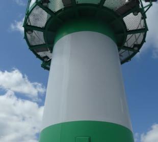 Beim Leuchtturm / Leuchtfeuer auf der Nordermole