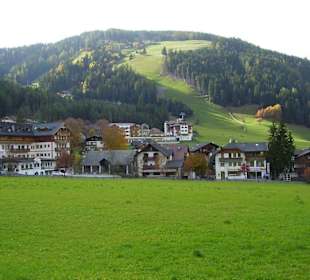 Blick von St.Vigil zum Piz da Plaies