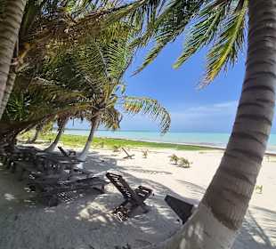 Blick vom Beachclub
