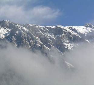 Der Hochkönig vom Balkon gesehen