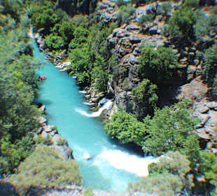 Auf diesem Fluss Rafting gemacht, super!!!