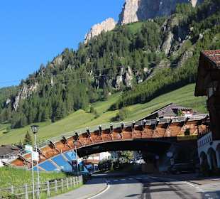 Colfosco Straße zum Grödner Joch