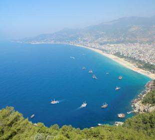 Blick auf Alanya