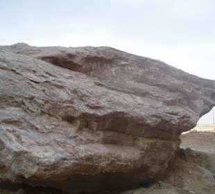 Salzstöcke am toten Meer