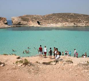 Blaue Lagune am Morgen