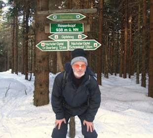 Wegweiser am Rosenkopf