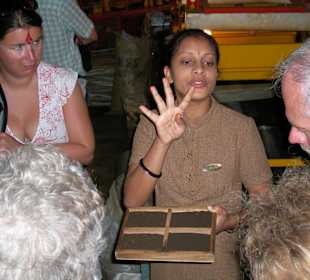 Führung durch die Teefabrik