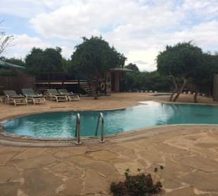 Pool von Sentrim Camp, 1. Übernachtung