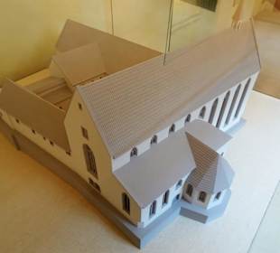 Modell des ehemaligen Klosters im Stadtmuseum