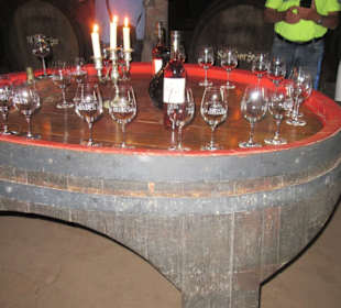 Bereit zur Weinprobe