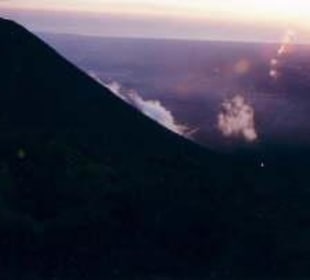 Vulkan San Vicente - grenzt an Guatemala.