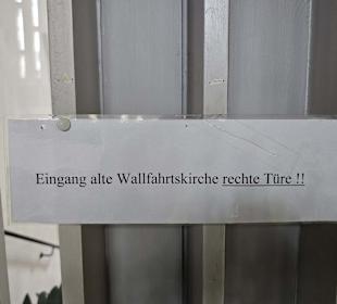 Wallfahrtskirche Innenansicht