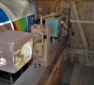 Die alte Viehwaage des Museums