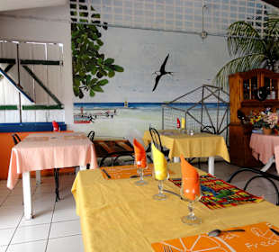 Blick in den Gastraum des Fruit du Casier