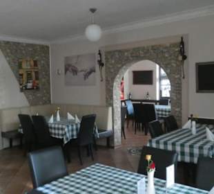 Blick in die Innenräume der Pizzeria Sicilia