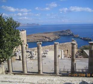 Lindos-Aktropolis Säulen