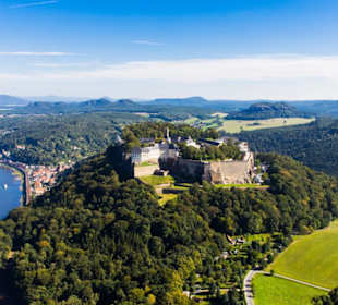 Die Festung Königstein in der Sächsischen Schweiz