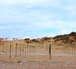 Strand noch verlassen