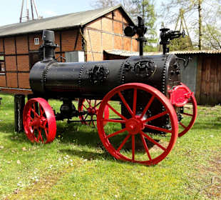 Lokomobile auf dem Museumsgelände